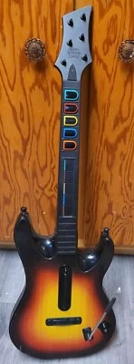 Guitar Hero: World Tour Sunburst Wireless Guitar (PS3) NO DONGLE - UNTESTED - Image 1 of 3