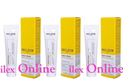 DECLÉOR 3 x DECLEOR WHITE MAGNOLIA ROSY CREAM 15ml EACH (45ml) ANTI AGEING *TRAVEL SIZE*
