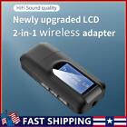 LCD USB Bluetooth Wireless Audio Transmitter Receiver Adapter 3.5mm AUX Jack