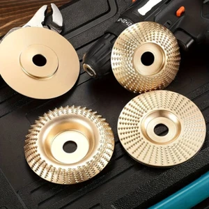 3/4/5X Carbide Wood Sanding Carving Shaping Disc For Grinder Grind Wheel Tool UK - Picture 1 of 17