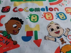 COCOMELON LETS BUILD COTTON FABRIC 36X44 (1 YARD) - Picture 1 of 1