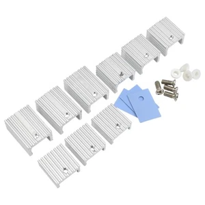 TO220 Aluminum Heat Sink and Insulator Kit 30pcs for Power For MOSFETs - Afbeelding 1 van 12