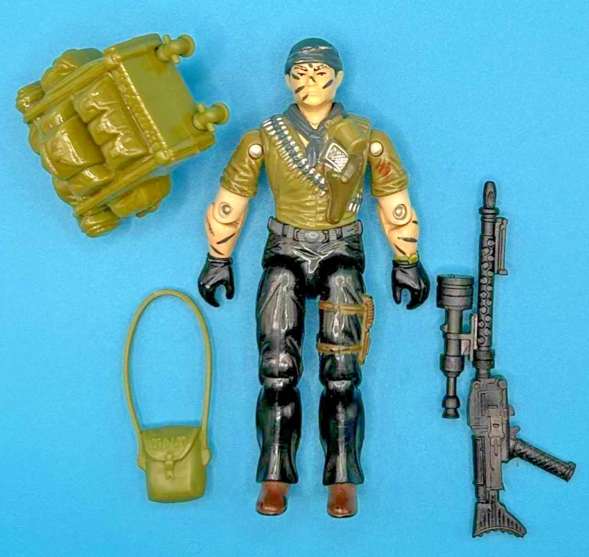 Vintage G.I. Figura de acción Joe Tunnel Rat (V1) 1987 100 % completa Hasbro ARAH Foto 1 de 3