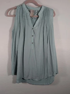 Dolan Damen ärmellos blau/grün Medium Top - Bild 1 von 6