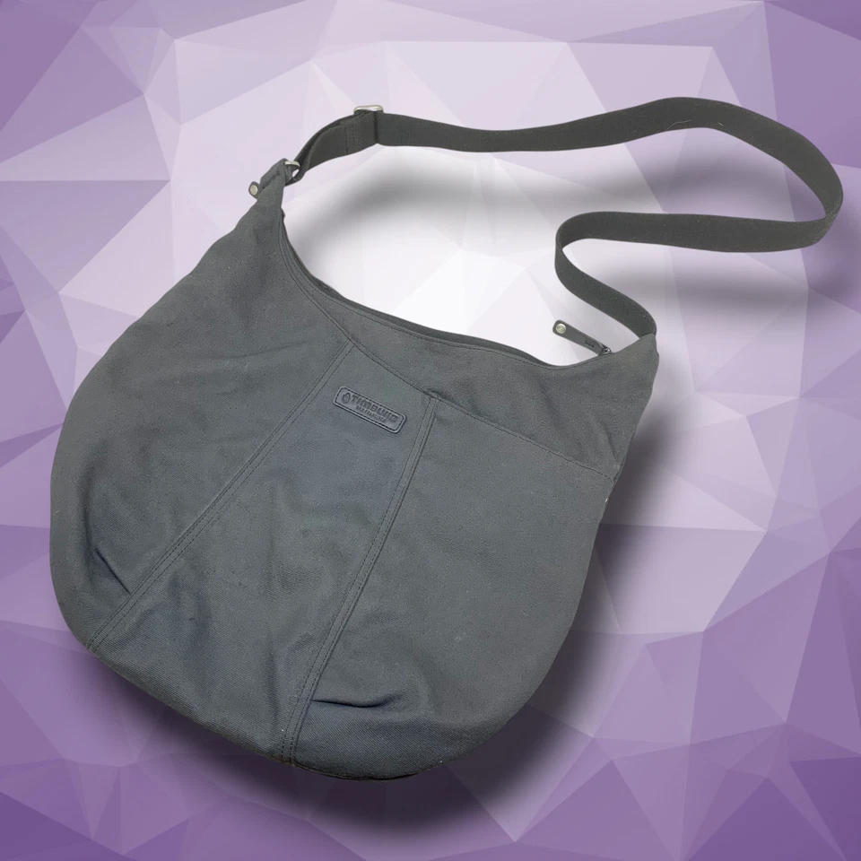 Bolsa tiracolo Timbuk2 San Francisco OS One Love bolsa carteiro lona preta - Imagem 1 de 4