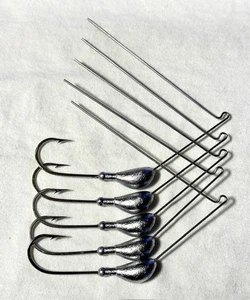 SpinnerBait Heads Twisted Loop 1/2 oz & 5/8 oz Unpainted - FREE SHIPPING - Picture 1 of 3