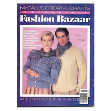 McCall's Creative Crafts Volume Six Fashion Bazaar 1980 Vtge Knitting Patterns