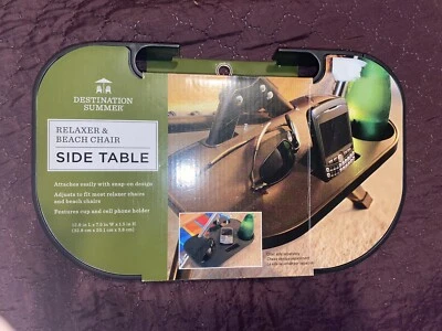 Silla de playa portátil al aire libre - Bandeja lateral para beber -NUEVA Foto 1 de 2