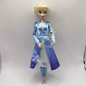 Princess Elsa Frozen Doll Hasbro Disney Store Singing 28cm - Sings Let It Go - Picture 1 of 4