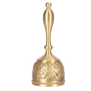 Brass Hand Call Bells Loud Ringing Bell For Weddings School Service Holiday EJU