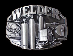 SCHWEISSER GÜRTELSCHNALLE MASSIV ZINN SISKIYOU NEU! - Bild 1 von 2