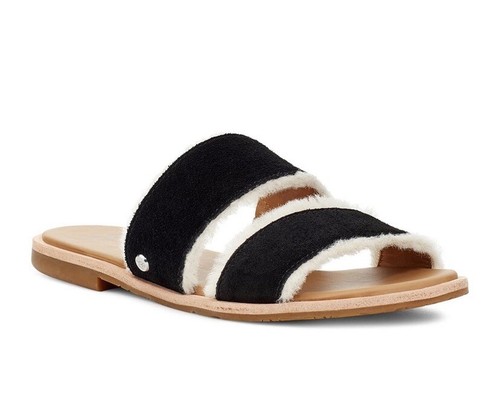 UGG Evalita Black Sandal Size 6