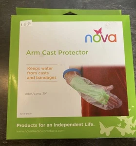 Nova Cast Protector Adult Long Arm  39” Keeps Water From Casts Brand New NIB - Picture 1 of 6
