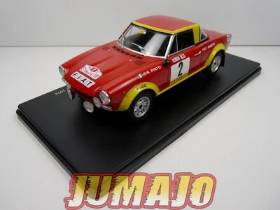 RVQ30 Voiture Rallye 1/24 SALVAT Models : FIAT 124 Abarth Spider 1974 #2 Pinto