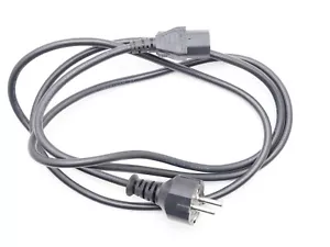 EUROPEAN EU POWER CABLE PLUG VOLEX AC EXTENSION CORD 1.9m 6ft CEE C13 - Picture 1 of 4