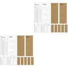 96 Sheets Reading Progress Bookmark Bookmarks Markers Tracker