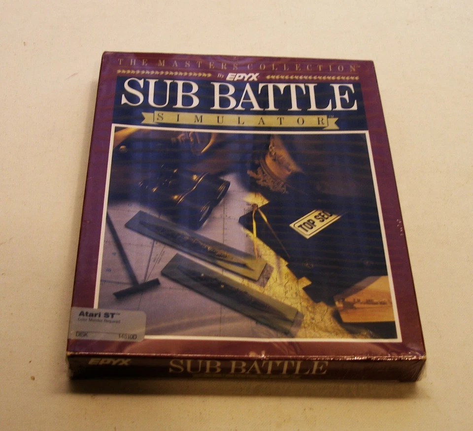 CLASSIC: Sub Battle Simulator by Epyx for Atari ST - NEW - Image 1 of 1