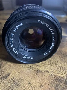 Vintage Canon FD 50mm 1:1.8 Lens VGC🔥 US Seller - Picture 1 of 8