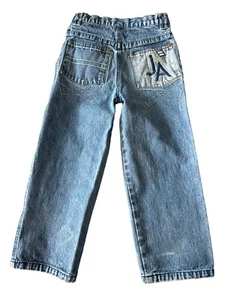 Joseph Abboud  Jeans Boys 5 Designer Denim Kids JA Straight Leg Suspender Pants - Picture 1 of 4