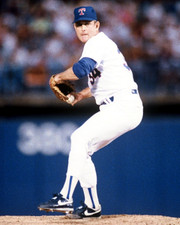 1990 NOLAN RYAN Texas Rangers BASEBALL ACTION Glossy Photo 8x10 PICTURE PITCHING