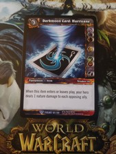 WoW TCG - Twilight of the Dragons - Rare - Darkmoon Card: Hurricane - NM