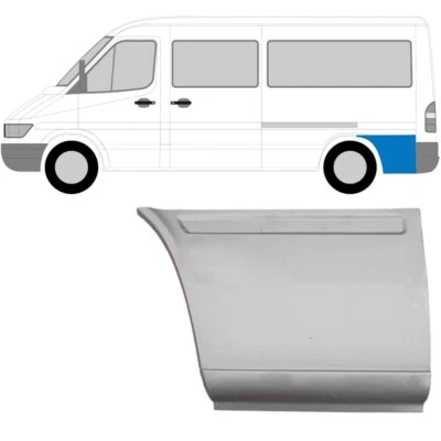Si adatta: Mercedes Sprinter 1995- Passo Medio Pannello Di Riparazione Dell'ala - Immagine 1 di 2
