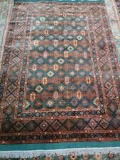 4x6ft  Stunning Afghan Hazara Silk Carpet