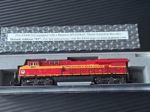 KATO N GE ES44DC, Florida East Coast #801 with DCC KAT1768946D-NEW - Picture 1 of 1