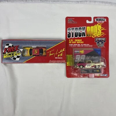 NASCAR Racing Legends Jeff Burton #99 Exide 1950 Ford Coup & Terry Labonte - Image 1 of 4