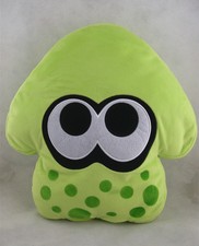 New Splatoon Squid Green 14" Plush Toy Cushion Doll