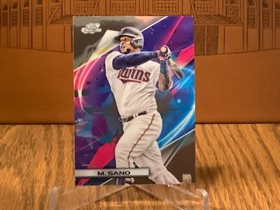 Miguel Sanó, Los Angeles Angels - 2022 Minnesota Twins Topps Finest Flashbacks - Image 1 of 2