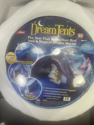 Dream Tents Pop Up Tent Winter Wonderland Twin Size Bed Toys Kids As Seen On TV - Image 1 of 2