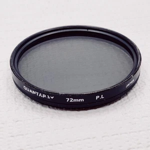 Filtro Polarizador Circular Quantaray P.L 72 mm Hecho en Japón -LIMPIO- - Imagen 1 de 5