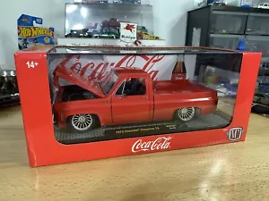 M2 Machines 1973 Chevy C-10 Squarebody COCA-COLA DAD GRAFIK ENTFERNT!!! Custom - Bild 1 von 12