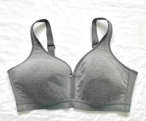 Beautiful CACIQUE Lightly Lined No Wire Bra - Size 40DD - Gray - Picture 1 of 8