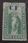 Canada : 10c law Stamp optd "CF". nice used example