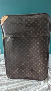 Louis Vuitton Suitcase, Pegase 65 Mono RollingSuitcase Luggage No Side Feet - Picture 1 of 22