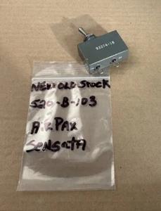 Nos Airpax 520-B-103 Sensata Leistungsschalter 10A 120V 400 Ohm Kippschalter NEU - Bild 1 von 4