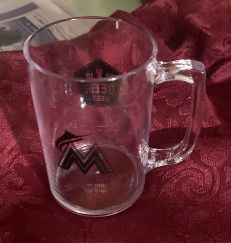 Miami Marlins 2018 Beer Fest Plastic Mini MUG, 3 1/2 Inches - NEW Cover