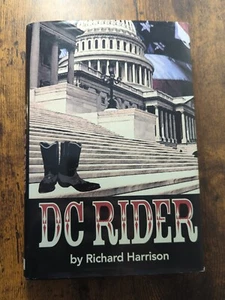 DC RIDER by Richard Harrison 2001 HC/DJ SIGNED - Imagen 1 de 3