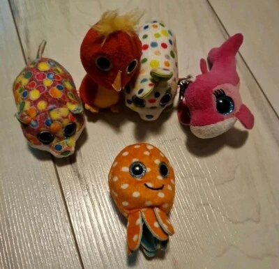 5 Stück Glubschi Tiere von Ty, Plüschtiere, Beanie boos - Bild 1 von 4