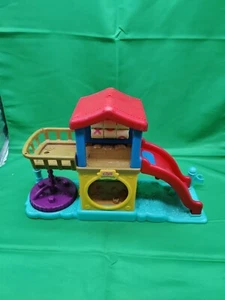 Little People 2003 Playground Slide Merry Go Round Tic Tac Toe (Non Working) E - Picture 1 of 7