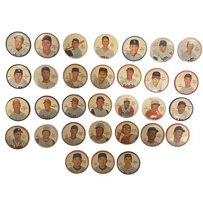 🔥1962 SALADA TEA JUNKET Baseball Coins Chips YOU PICK 🔥 SHIP BULK DISCOUNTS - Image 1 of 3