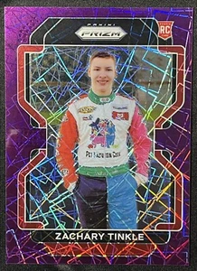 2022 Panini Prizm Racing Purple Velocity /199 #37 Zachary Tinkle Rookie - Bild 1 von 2