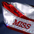 Custom Made Embroidered Luxury Rhinestone Pageant Sash