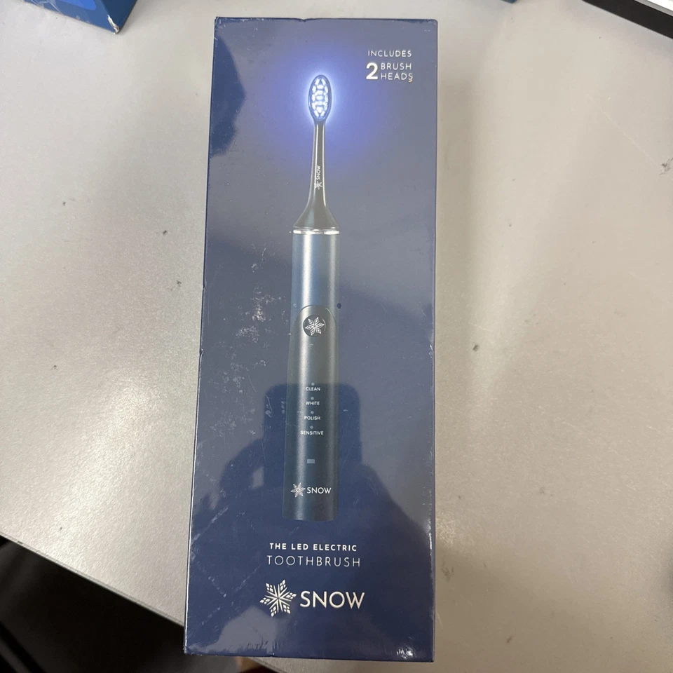 Snow Rechargeable Electric Toothbrush with LED Light Polar Blue Color