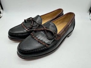 Allen Edmonds woodstock 9.5b Black And Brown Great Shape - Picture 1 of 12