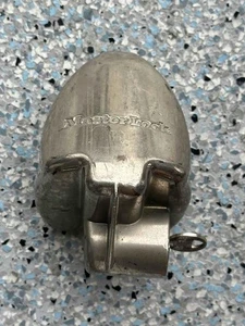 MASTERLOCK Trailer Hitch Lock Chrome Plated Heavy Duty 1960's With Key - Picture 1 of 8
