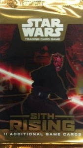 STAR WARS FREE SITH RISING BOOSTER + DARTH TYRANUS (E) 37/90 FOIL NM scratches - Picture 1 of 2