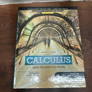 Calculus and Its Applications Bittinger 2016 Annotated Instructor's Edition - Imagen 1 de 5